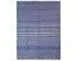 9x12 Moroccan Blue Hand Woven Wool Area Rug